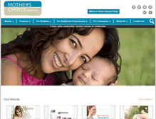 Tablet Screenshot of motherschoiceproducts.com